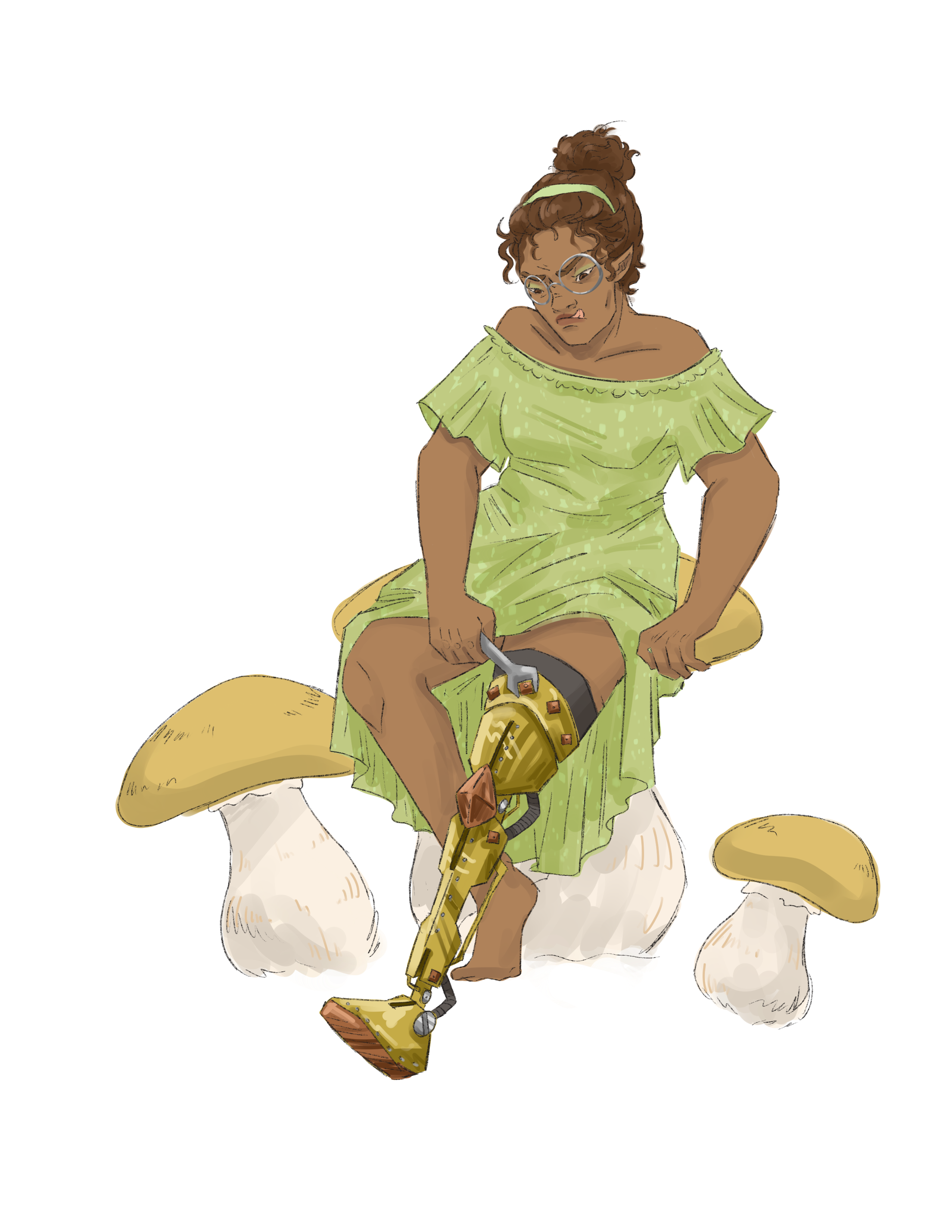 Concept art illustrating Gnome typical appearance.