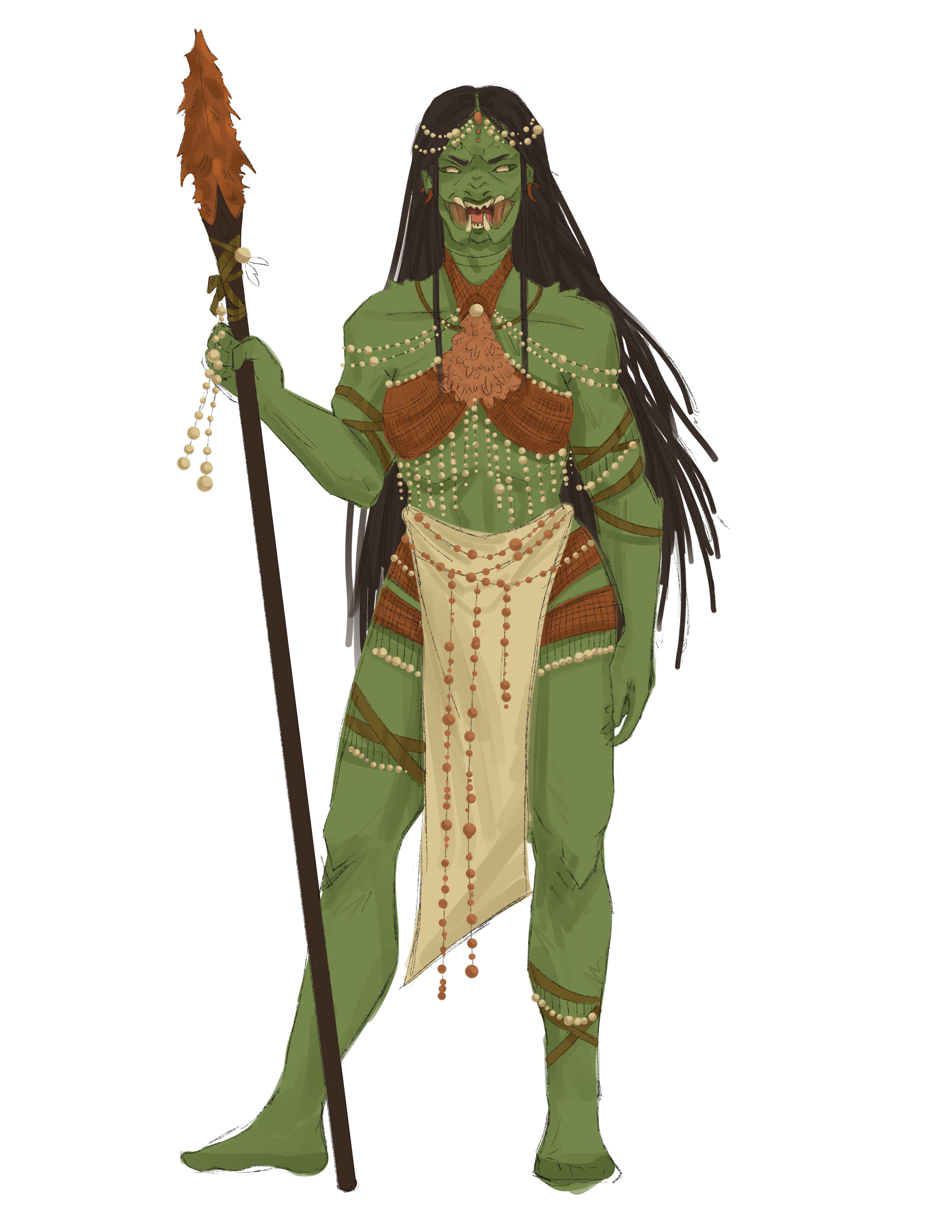 Concept art illustrating Predatorian typical appearance.