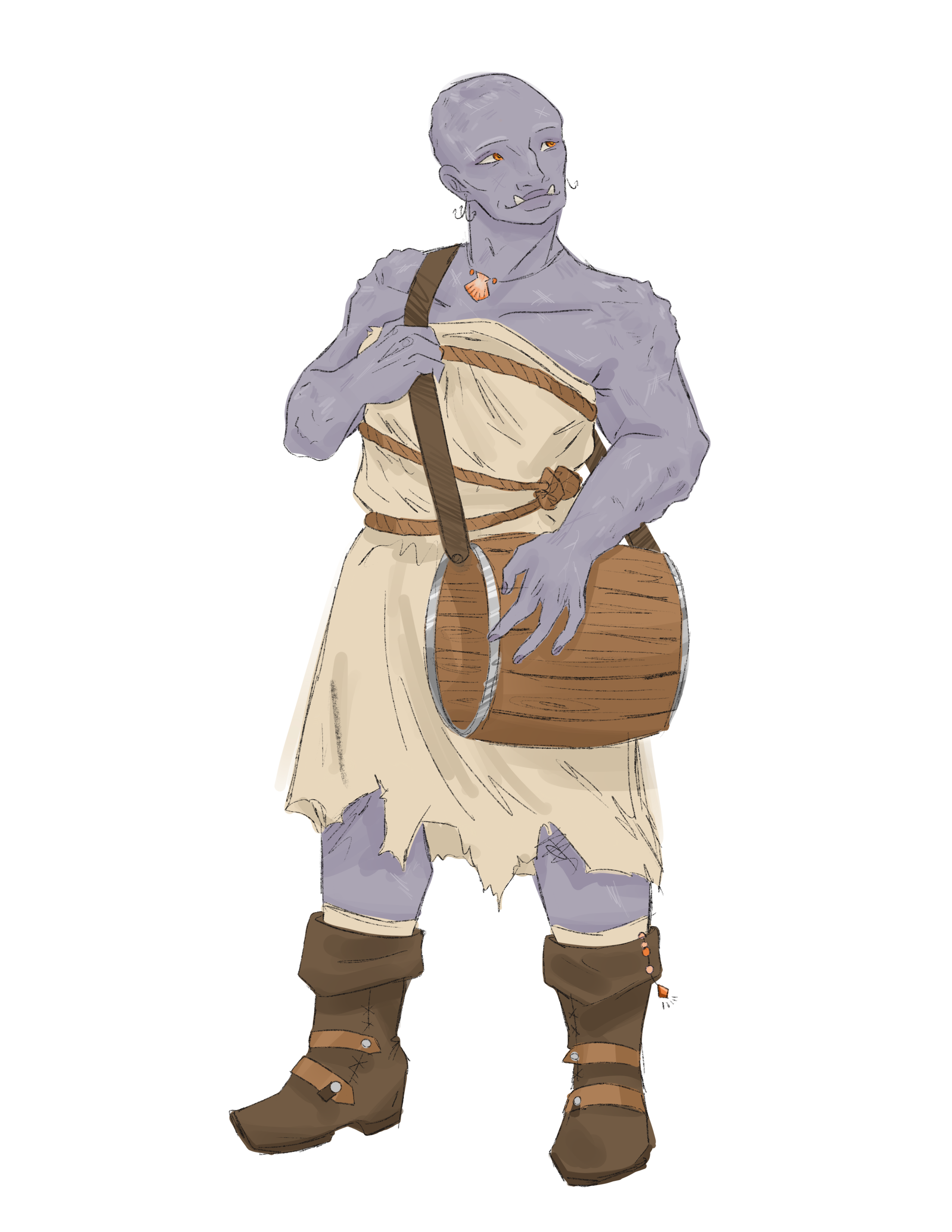Concept art illustrating Troll typical appearance.